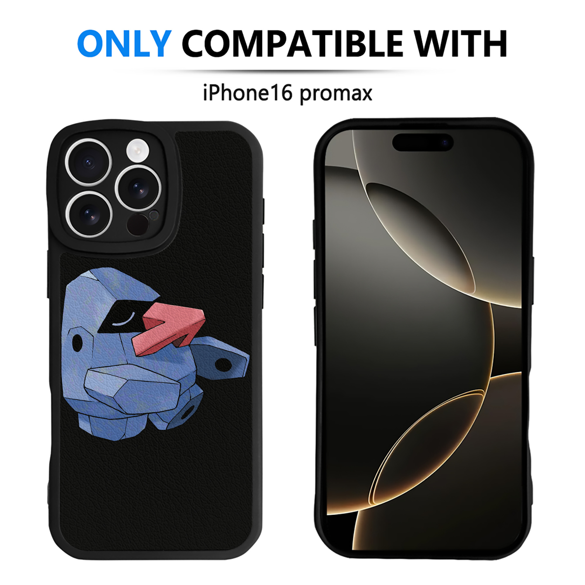 （画像用） ポケットモンスター Pokémon 【iPhone 16シリーズ対応】シリコンスマホケース（レザー調） 材質：シリコン